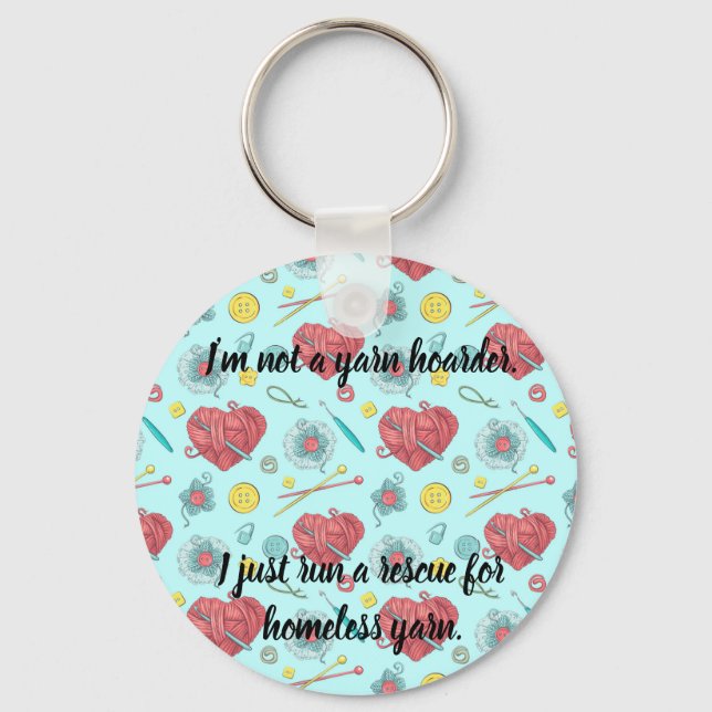 Llavero Yarn Hoarder (Anverso)