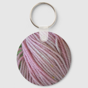 Llavero Yarn rosa