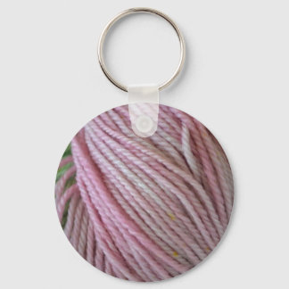 Llavero Yarn rosa