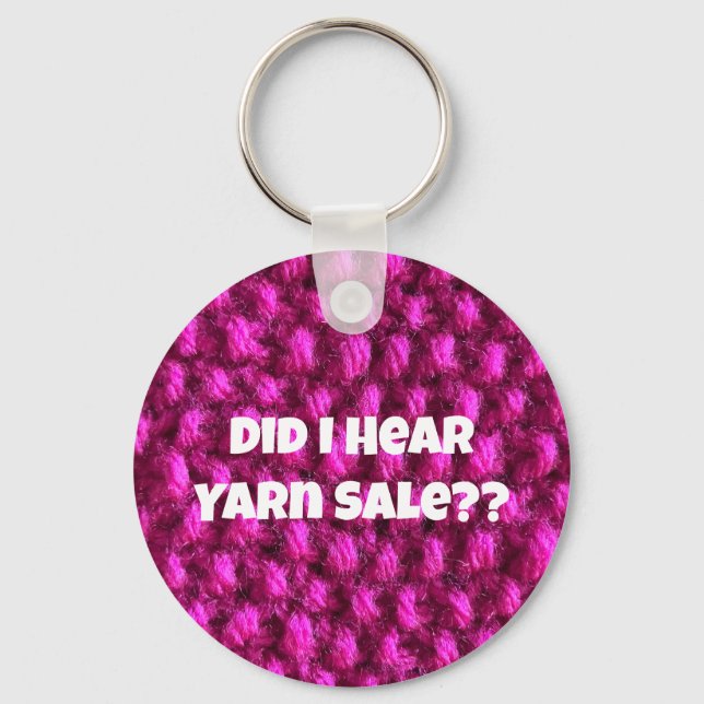 Llavero Yarn Sale Knit Rosa Foto Knitz Amor (Anverso)