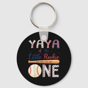 Llavero Yaya de One Little Rookie Baseball cumpleaños 1