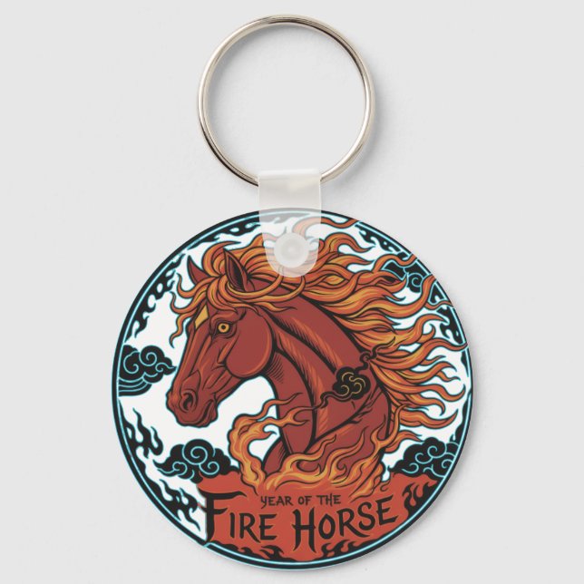Llavero Year of the Fire Horse (Anverso)