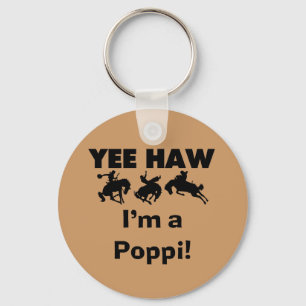 Llavero Yee Haw, soy una camiseta y regalo de Poppi