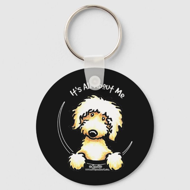 Llavero Yellow Labradoodle IAAM (Anverso)