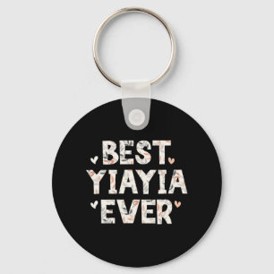 Llavero Yiayia Siempre Floral Familia Corazones de Amor Yi