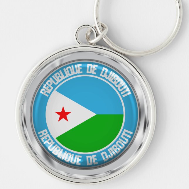 Llavero Yibuti Round Emblem (Frente)