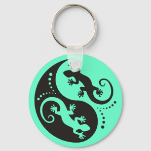 Llavero YIN y YANG Geckos negros + tu experiencia e idea