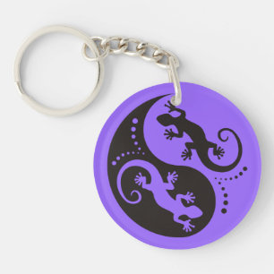 Llavero YIN y YANG Geckos negros + tu experiencia e idea