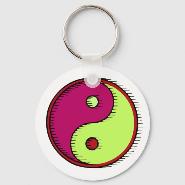 Llavero Yin Yang (Anverso)