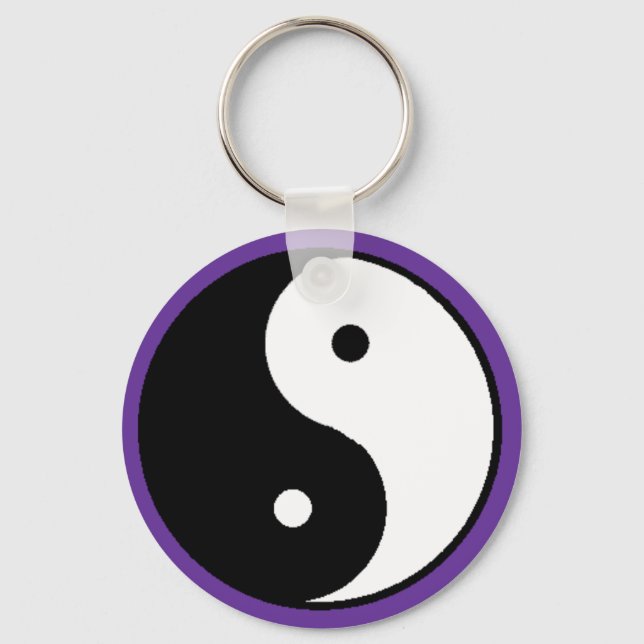 Llavero yin yang (Anverso)