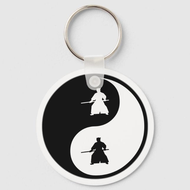 Llavero Yin Yang Aikido (Anverso)