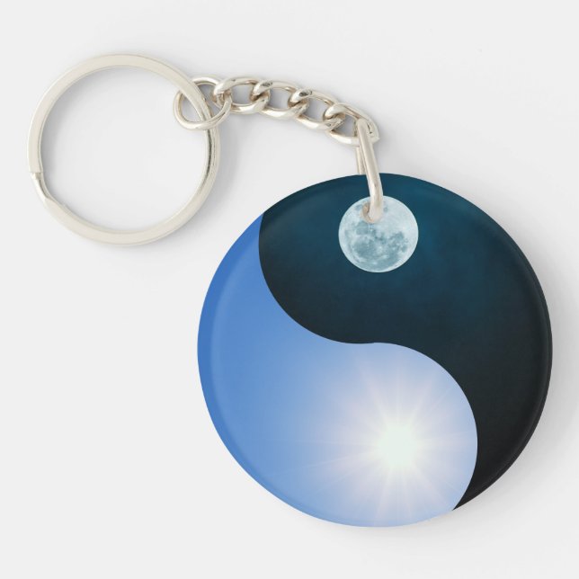 Llavero Yin yang día-noche (Frente)