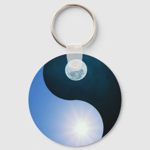 Llavero Yin yang día-noche