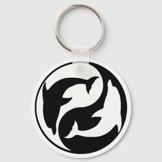 Llavero Yin Yang Dolphin Keychain