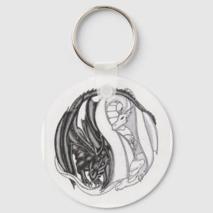 Llavero Yin/Yang Dragons Keychain