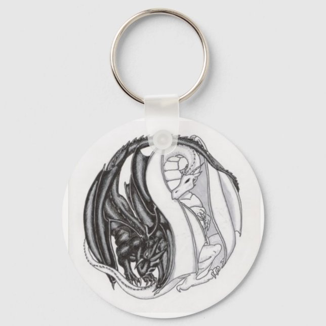 Llavero Yin/Yang Dragons Keychain (Anverso)