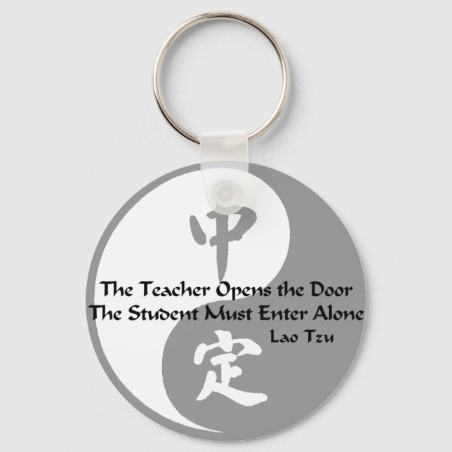 Llavero Yin Yang - El profesor (Anverso)