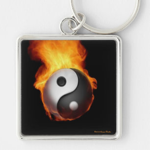 Llavero Yin Yang en Fire Keychain