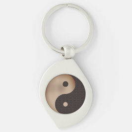 Llavero Yin Yang Keychain Metalizado