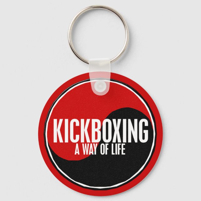 Llavero Yin Yang Kickboxing 1 (Anverso)