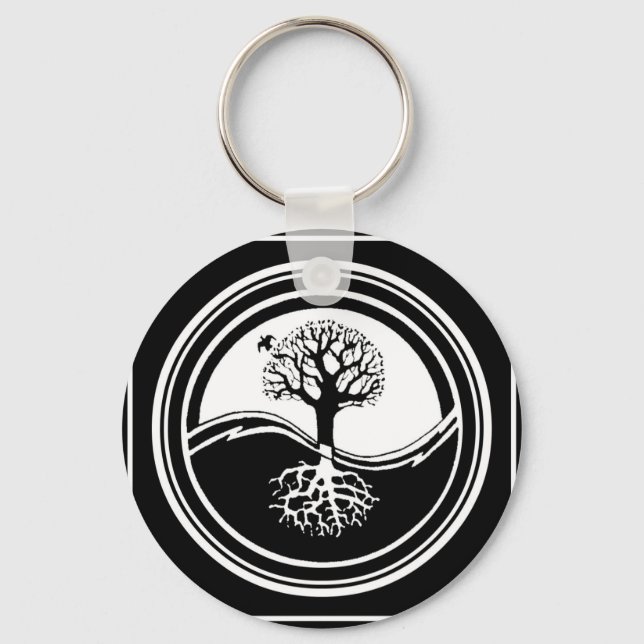 Llavero Yin Yang Tree (Anverso)