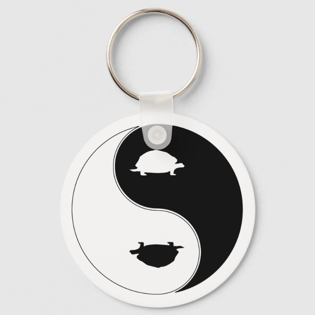Llavero Yin Yang Turtle (Anverso)