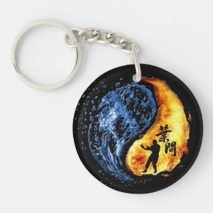 Llavero Yin Yang - Wing Chun "Kung Fu" Ip Man Linage