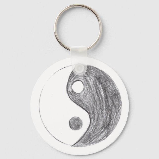 Llavero ying yang (Anverso)