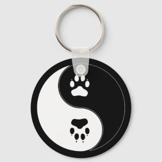 Llavero Ying Yang Paw Print