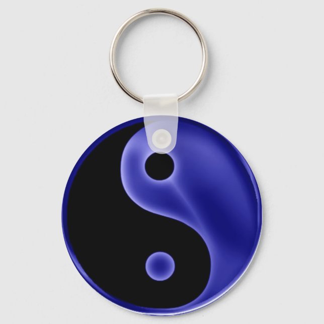 Llavero YingYang-blue (Anverso)