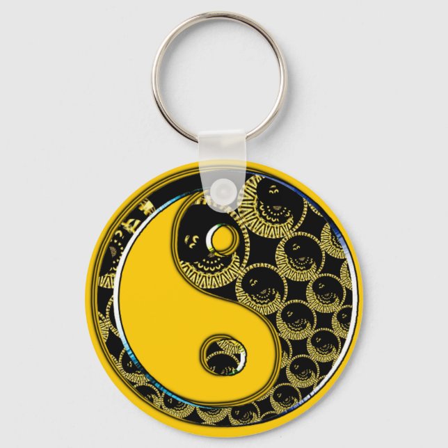 Llavero YingYang Bubbles Keychain (Anverso)