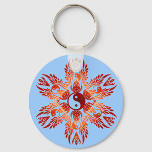 Llavero YingYang Diamond Keychain