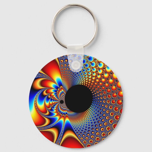 Llavero YinYang Big Bang - Fractal Keychain (Anverso)