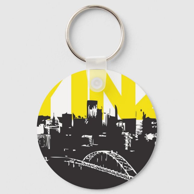Llavero Yinz Pittsburgh (Anverso)