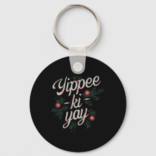 Llavero Yippee Ki-yay divertida Navidad