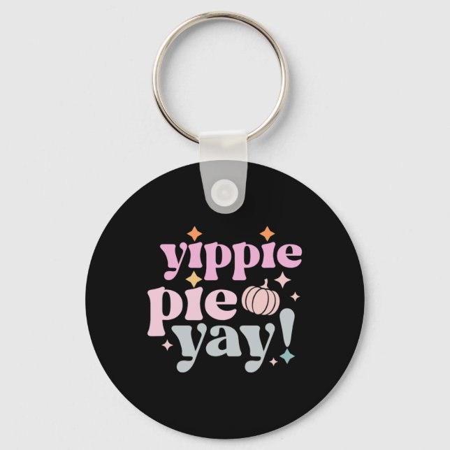 Llavero Yippee Yippie Pie Yay Retro 70 Graciosa Caída Grac (Anverso)