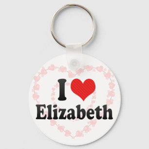 Llavero Yo amo a Elizabeth