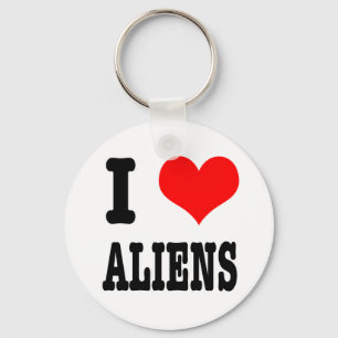 LLAVERO YO AMO (AMOR) A LOS ALIENÍGENAS