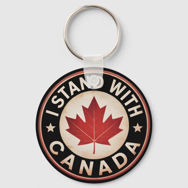 Llavero Yo apoyo a Canadá (Anverso)