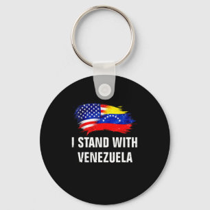 Llavero Yo apoyo a Venezuela con la bandera de igualdad