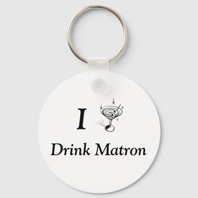 Llavero Yo bebo Matron Keychain (Anverso)