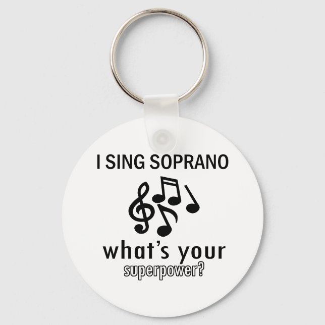 Llavero Yo canto Soprano (Anverso)