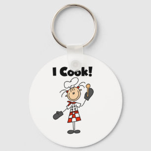 Llavero Yo cocino - Chef femenina