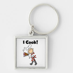 Llavero Yo cocino - Chef masculino