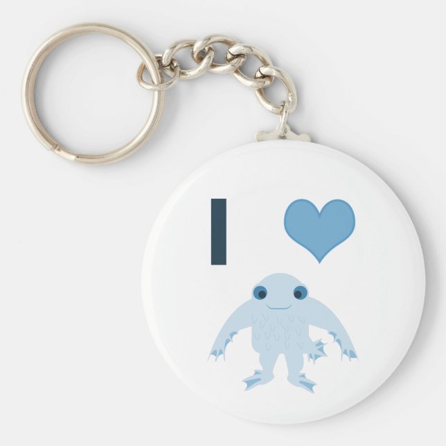 Llavero Yo corazón (amor) Ningen (Frente)