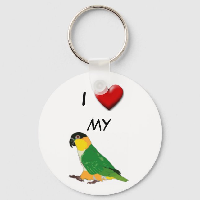 Llavero Yo corazón mi caique (Anverso)
