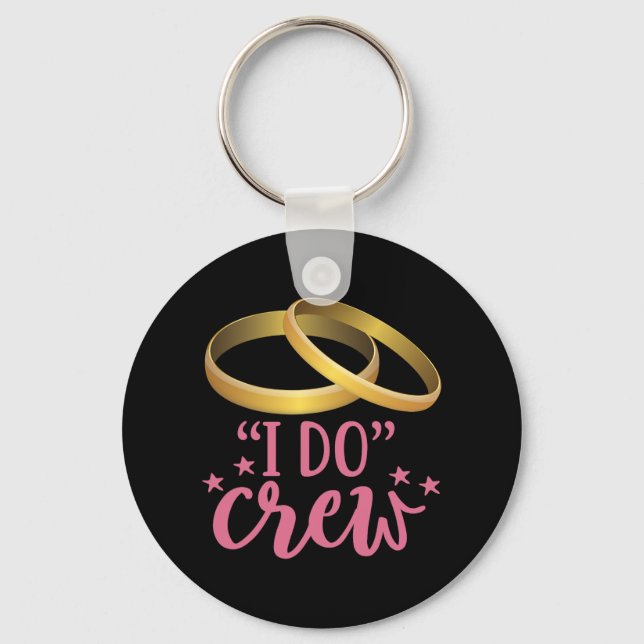 Llavero Yo Hago Camisetas De Tripulación Bachelorett De No (Anverso)