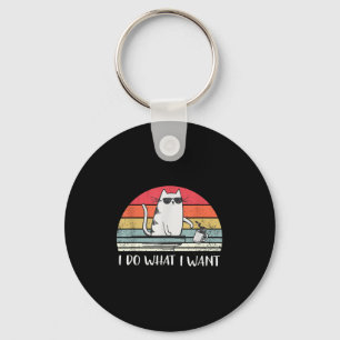 Llavero Yo Hago Lo Que Quiero Amantes Graciosos Del Gato N