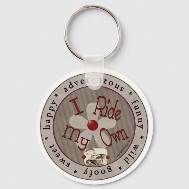 Llavero Yo Me Monto (Circle) - Keychain (Anverso)