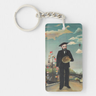 Llavero Yo mismo: Retrato – Paisaje, Henri Rousseau 1890
